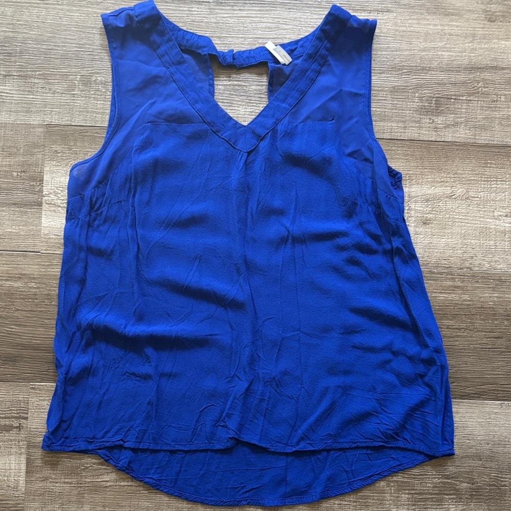Truth Royal Blue V-Neck Tank Top